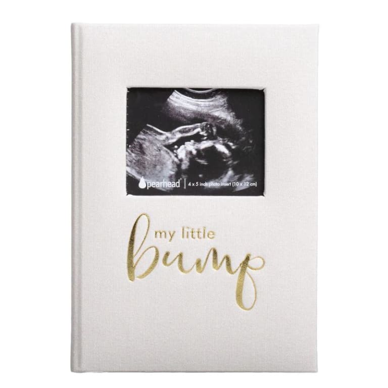 thumbnail image 2 of Pearhead 'Hello Baby' Photo Album - White/Black & Gold Polka Dot, Holds 200 Photos, 3x3" Cover Insert 2 of 9