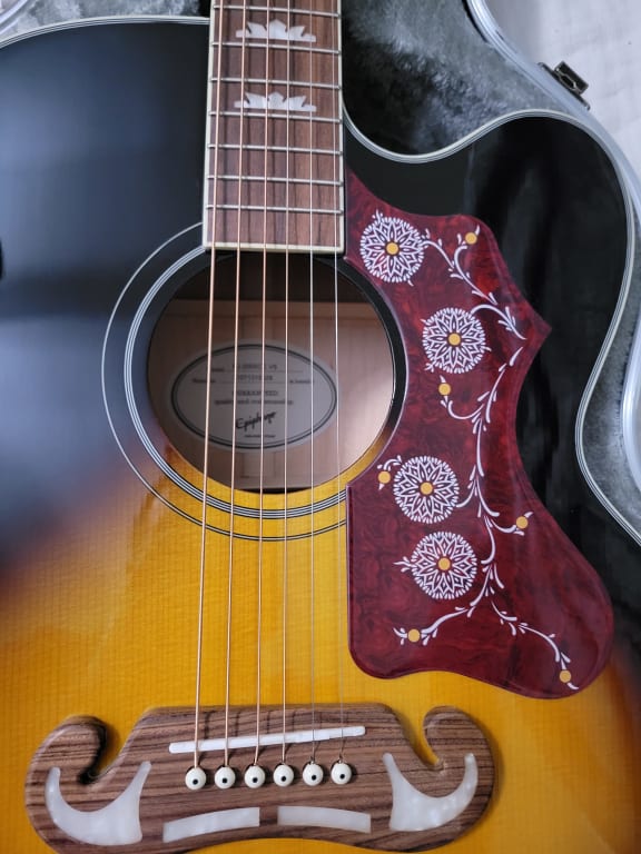 Epiphone J-200 EC Studio Acoustic-Electric Guitar Vintage