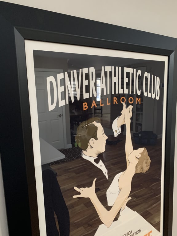 Wedding Waltz Personalized Art from Uncommon Goods. Customer submitted image.