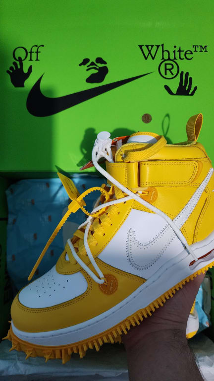 Off-White x Nike Air Force 1 Mid - Nike Off-White x Nike Air Force 1 Mid - Nike