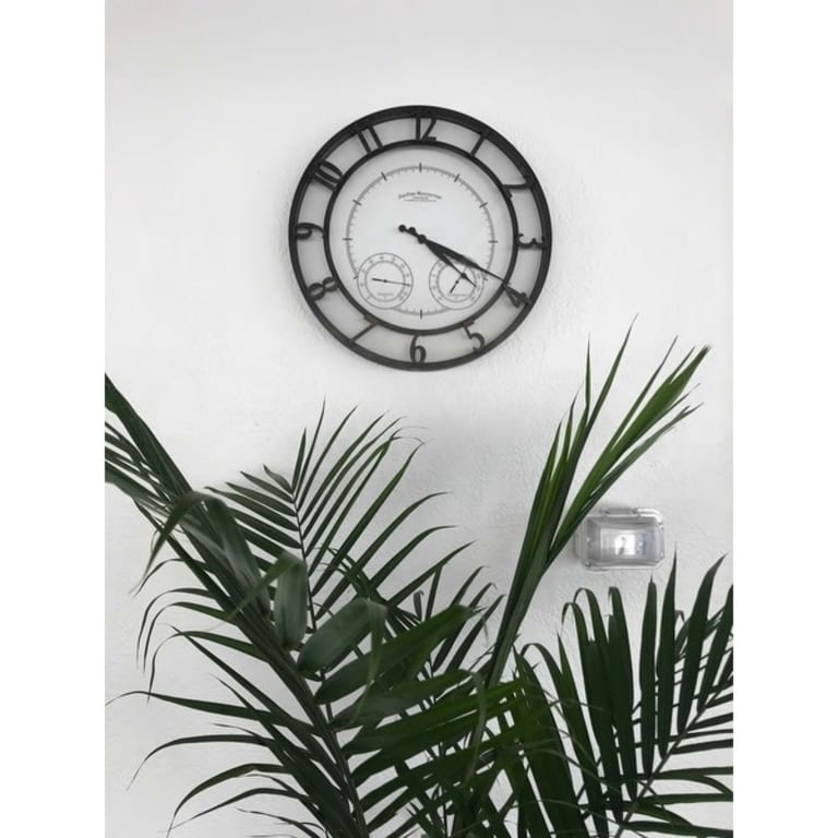 FirsTime & Co. Park Outdoor Wall Clock, American Crafted, Oil Rubbed