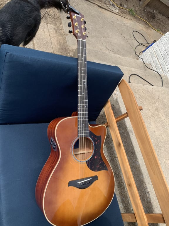 Open Box Yamaha AC3M DLX A Series Concert Acoustic-Electric Guitar