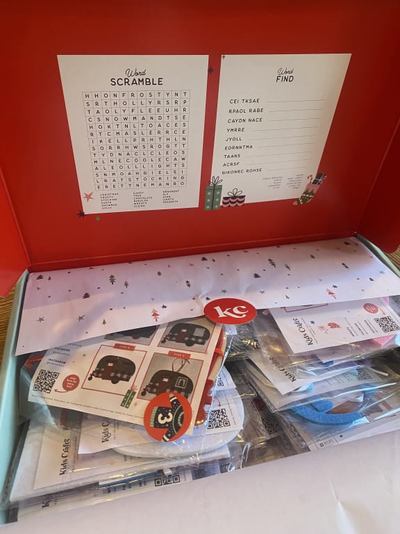 DIY Ornament Advent Calendar from Uncommon Goods. Customer submitted image.