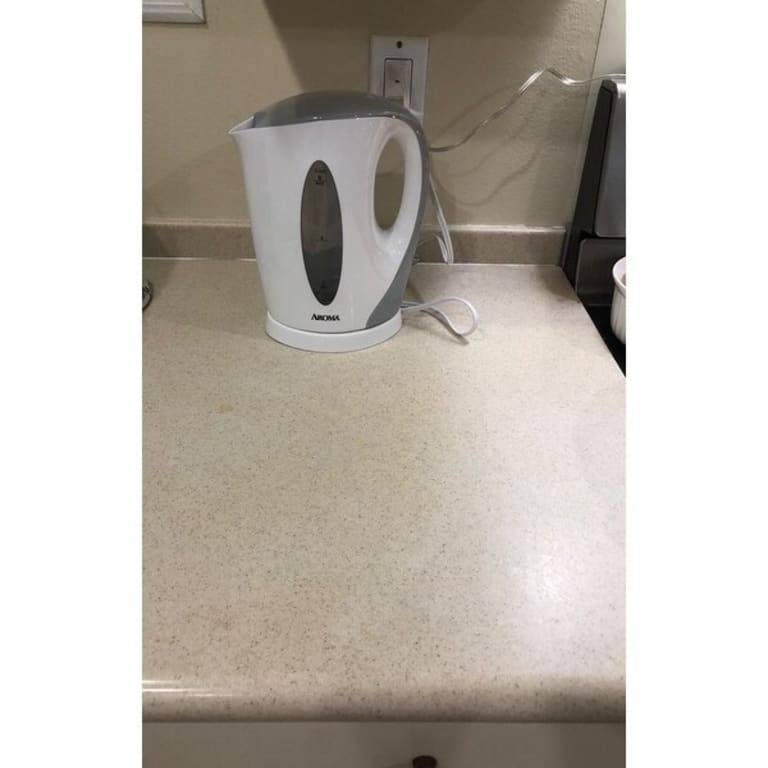 Aroma Electric Kettle, White/Grey On Sale Bed Bath