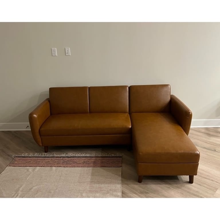 The Novogratz Perry Sectional Futon with Storage Bed Bath & Beyond