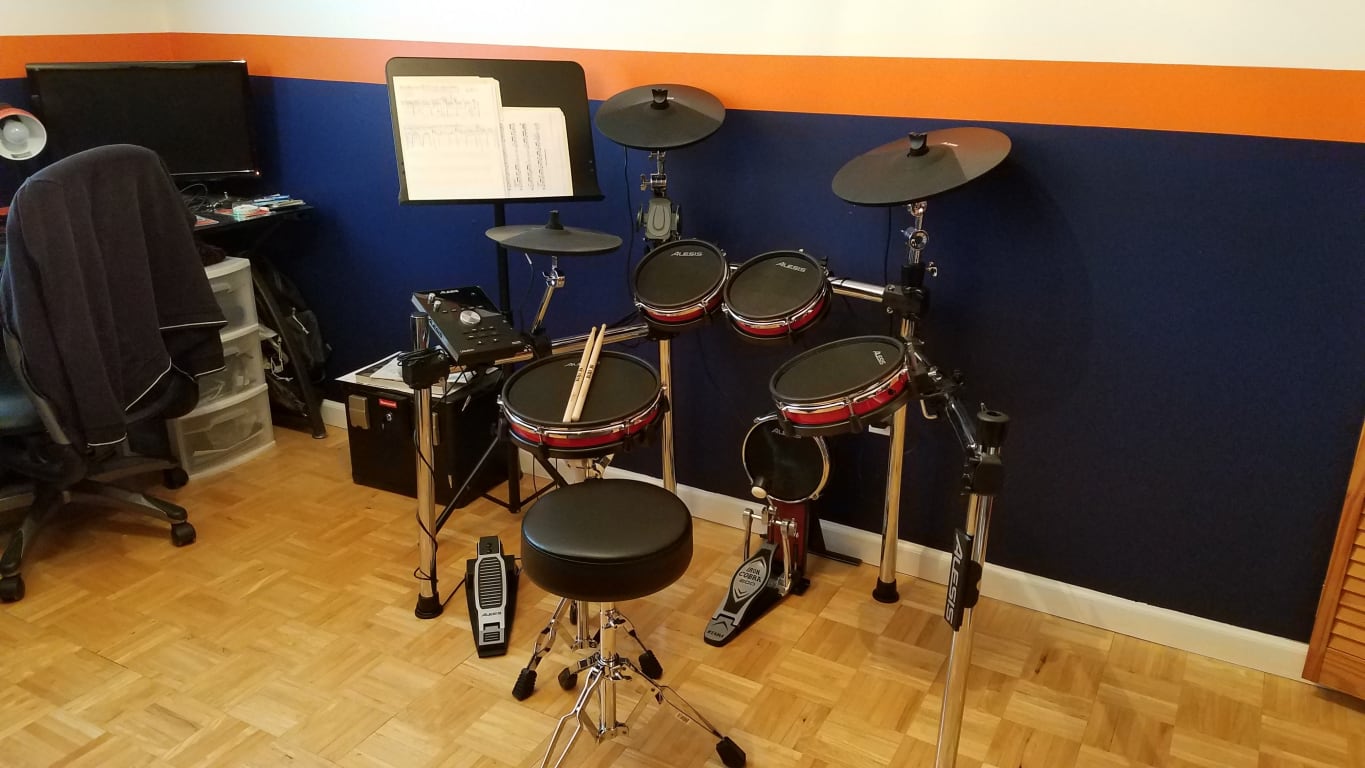 Alesis Crimson Electronic 5-Piece Drum Kit with Mesh Heads