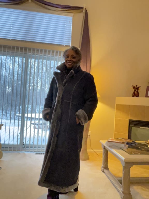 Customer Image Captioned: I'm in love with this coat