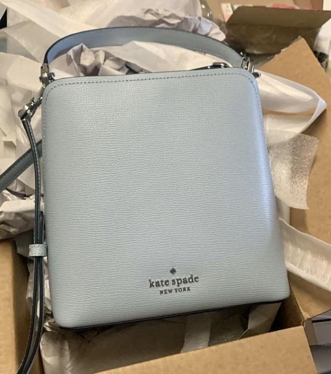 Kate Spade Darcy Small Bucket Bag Crossbody - Cloud Mist