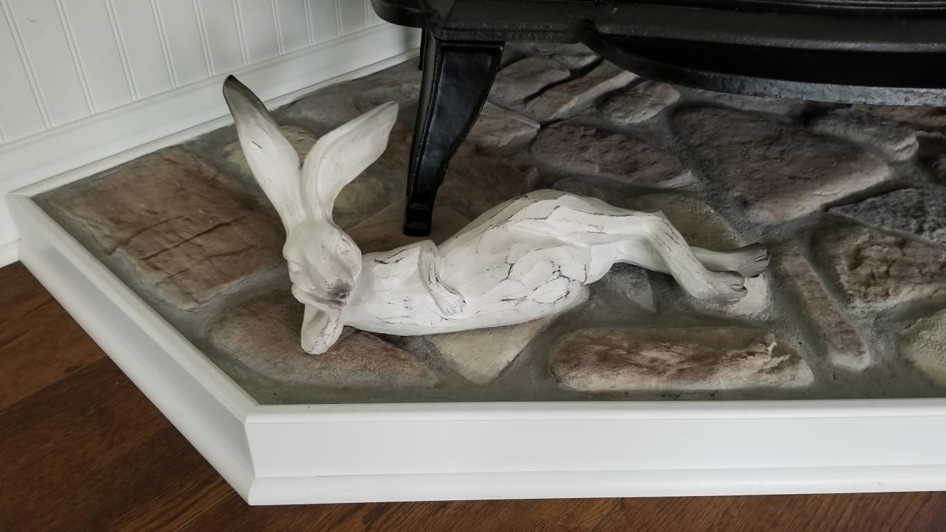 Lounging Bunny Figurine, 8