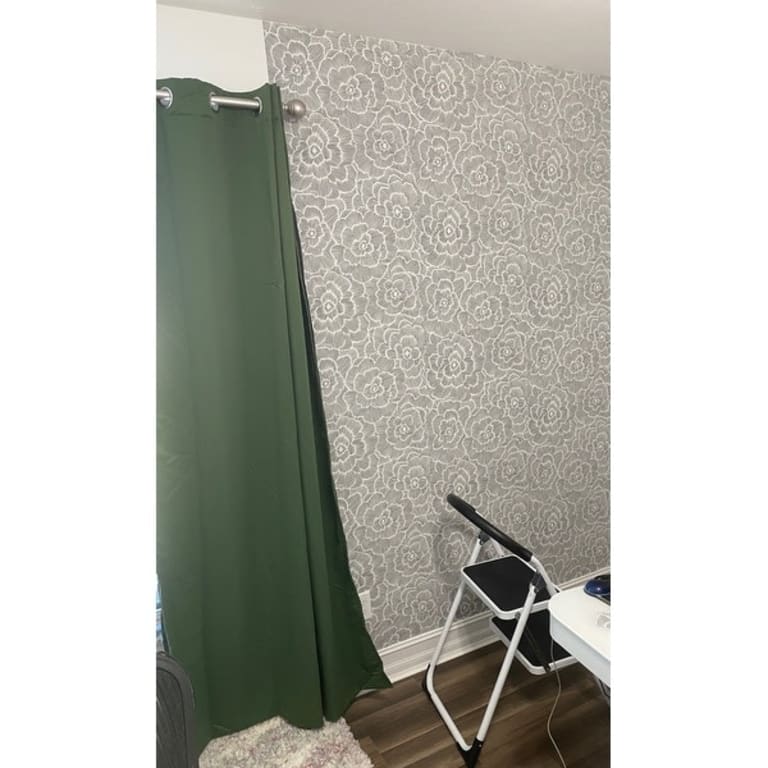 NuWallpaper Charcoal Saraya Peel & Stick Wallpaper 20.5in x 216in