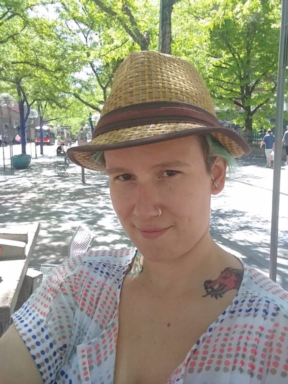 Customer Image Captioned: Me and my hat.
