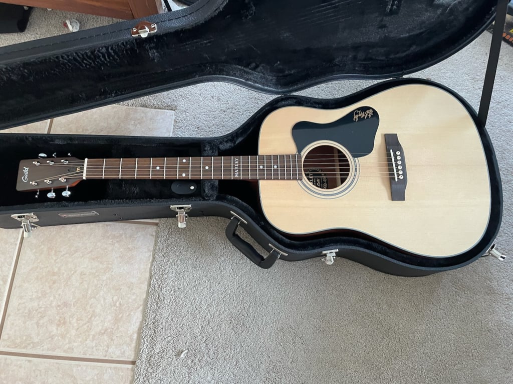 Guild A-20 Bob Marley Dreadnought Acoustic Guitar Natural