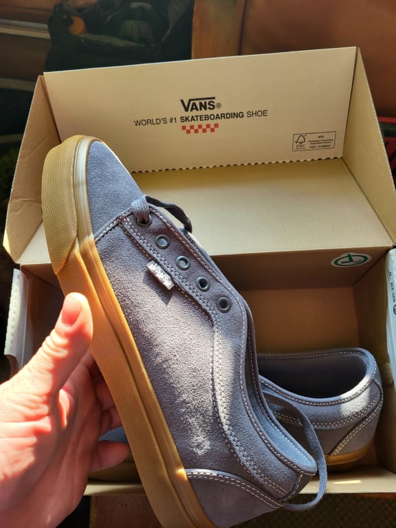 Skate Chukka Low Shoe in Gum Grey | Vans
