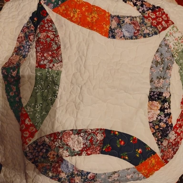 Heritage Wedding Ring Quilt Set On Sale Bed Bath & Beyond 36556745