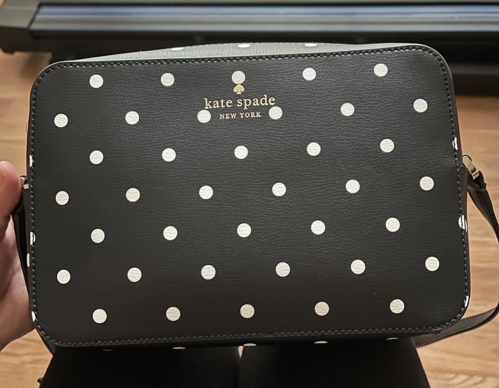 Kate+Spade+Harper+Leather+Crossbody+Women%27s+Purse+-+Black+%28WKR00062%29  for sale online