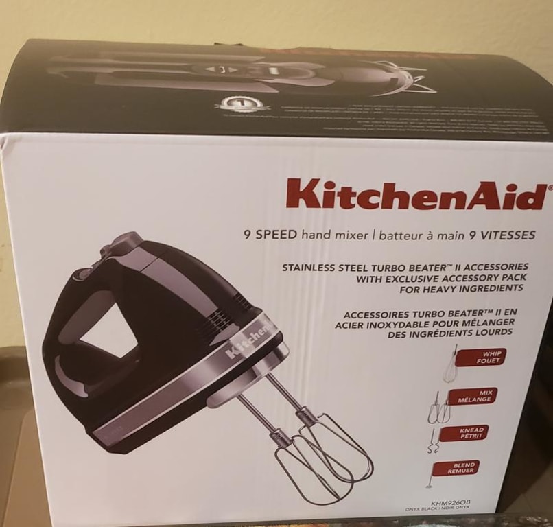 KitchenAid 5KHM9212EAC hand mixer 220 Volts NOT FOR USA