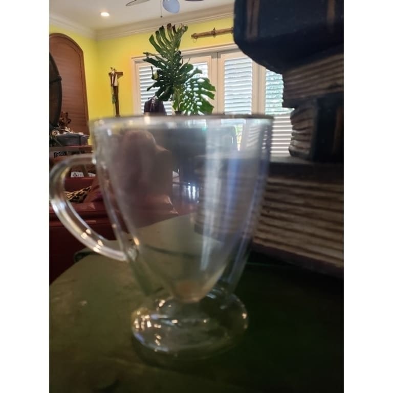 JoyJolt Declan Irish Double Wall Insulated Glasses, 10 Oz Set of Two Coffee Mugs Bed Bath