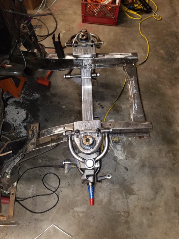 Mustang II IFS, Narrow Arms, Air Ride, Dropped Spindles