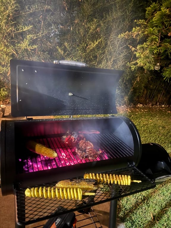 Charcoal Grill with Offset Smoker, All Metal Steel Made Charcoal Grill with Offset Smoker, All Metal Steel Made