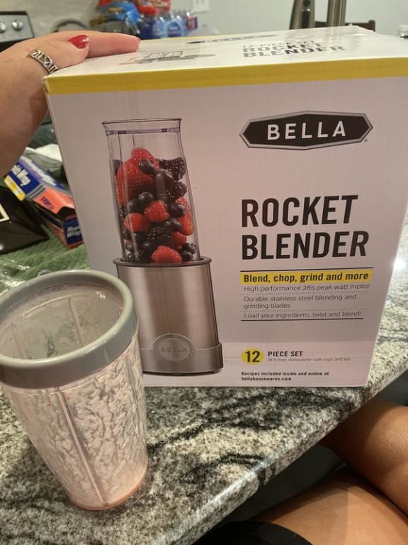 12 Piece Bella 13330 Stainless Steel Rocket Blender for sale online