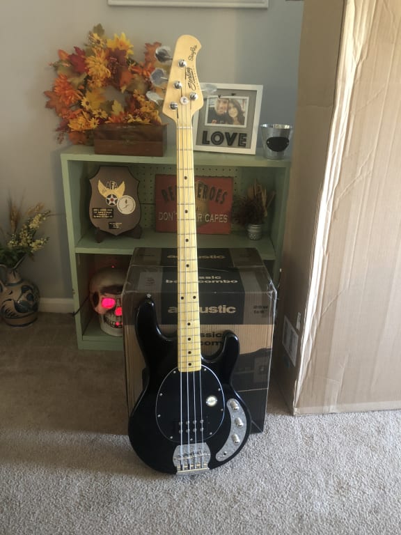 Open Box Sterling by Music Man S.U.B. StingRay RAY4 Maple
