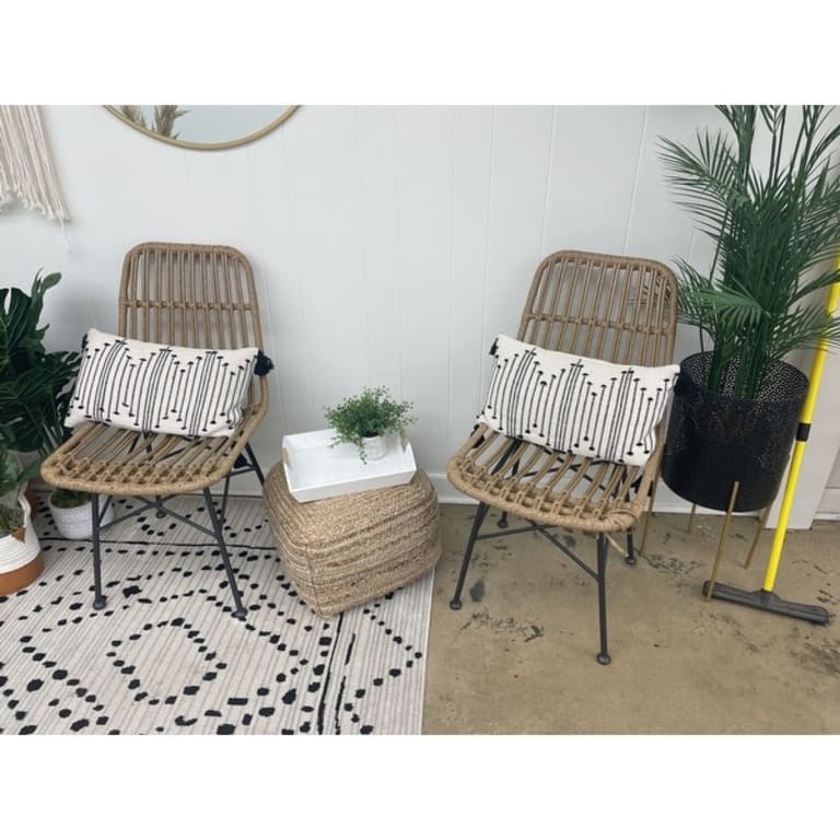 Assisi Wicker Dining Chairs (Set of 2) by Christopher Knight Home On