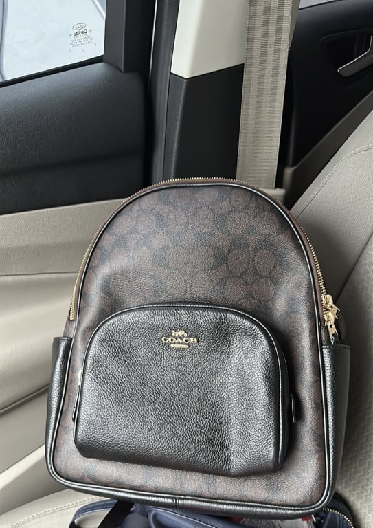 COACH® Outlet  Large Court Backpack In Signature Canvas