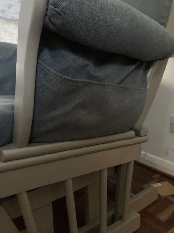 Kub Kielder Glider Nursing Chair and Footstool