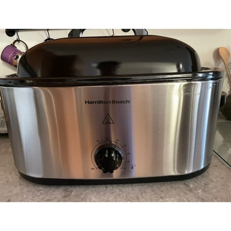 Hamilton Beach 22 Quart Stainless Steel Electric Roaster Oven Bed