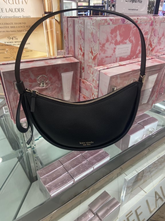 Kate Spade New York Smile Small Shoulder Bag Black One Size: Handbags