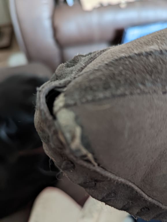Customer Image Captioned: Right slipper