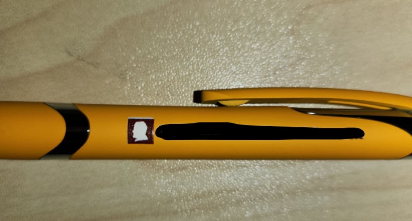 Solana Softy Metallic Pen With Stylus - Full Color with your logo