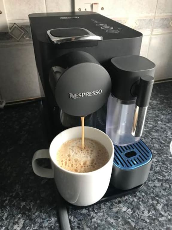 Nespresso Lattissima One Coffee Machine, Mocha Brown