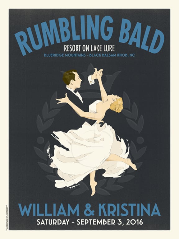 First Dance Personalized Art from Uncommon Goods. Customer submitted image.