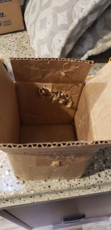 Damaged box