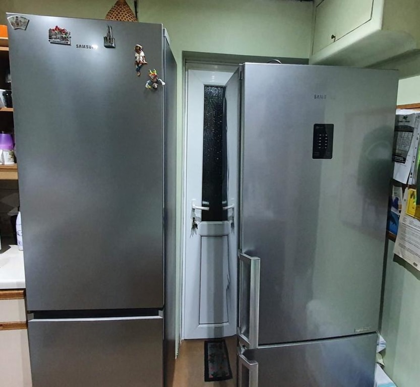 70/30 Freestanding Fridge Freezer Stainless Steel