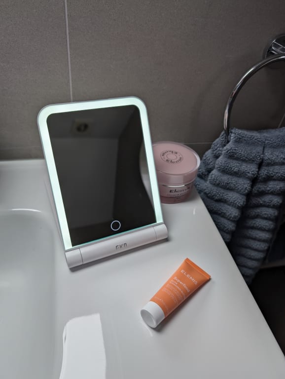 EKO iMira LED Travel Mirror, White