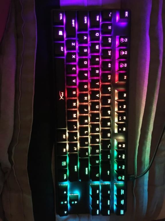 HyperX Alloy Origins RGB Mechanical Gaming Keyboard, Red
