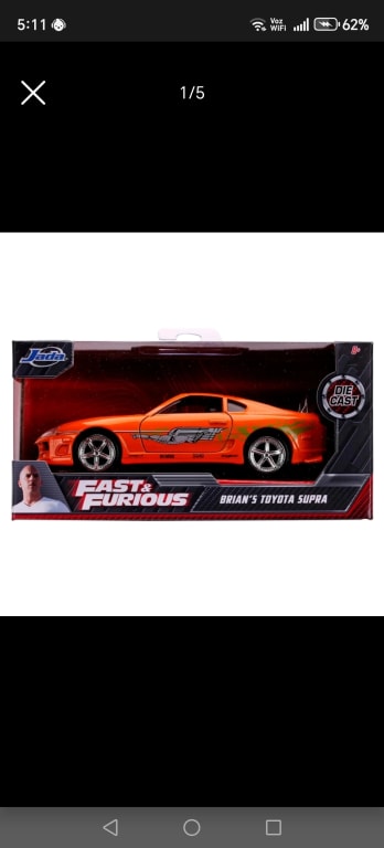 Solicite el toyota supra naranjo