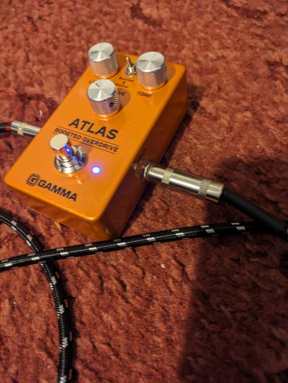 オーバードライブ Atlas Pedal Cream Soda 歪み・ブースター】日本製エフェクター Atlas Pedalより新機種3