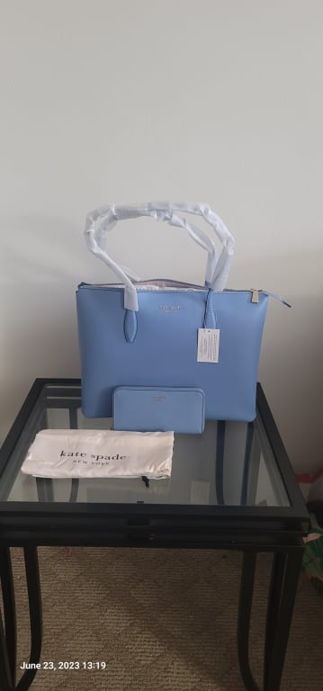 Kate Spade All Day Large Zip-Top Tote Bag in Blazer Blue pxr00387