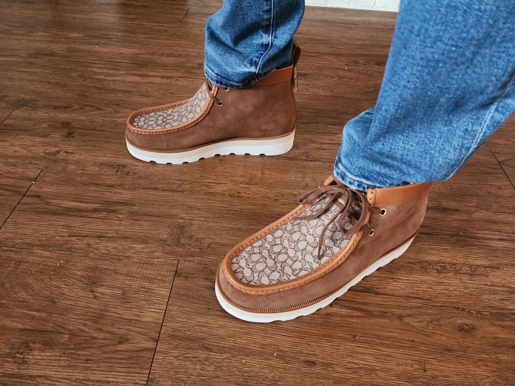 COACH®: Chukka Boot In Signature Jacquard