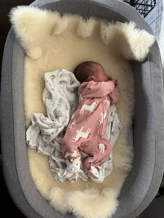 Customer Image Captioned: Mommy's favorite sleeper