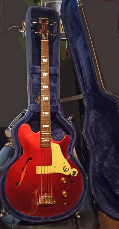 ベース Epiphone Jack Casady Bass Epiphone Jack Casady Bass - Sparkling Burgundy – Empire Music