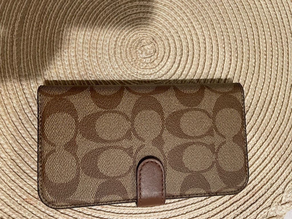 COACH®  Iphone 14 Pro Max Folio In Signature Canvas