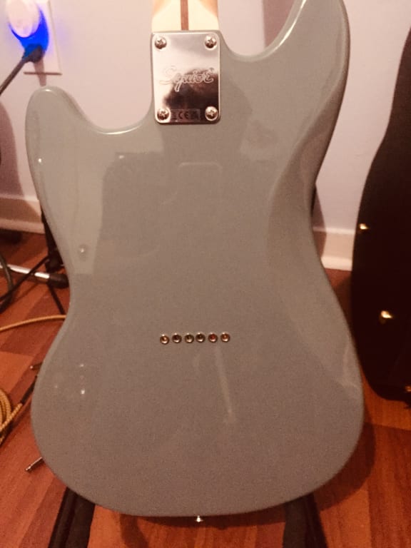 Squier Bullet Mustang HH Electric Guitar Sonic Gray | Guitar Center