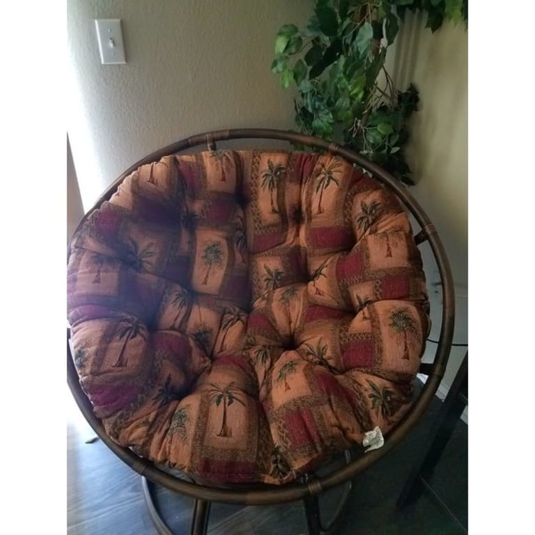 44inch Tapestry Papasan Cushion (Cushion Only) Bed Bath & Beyond 8822487