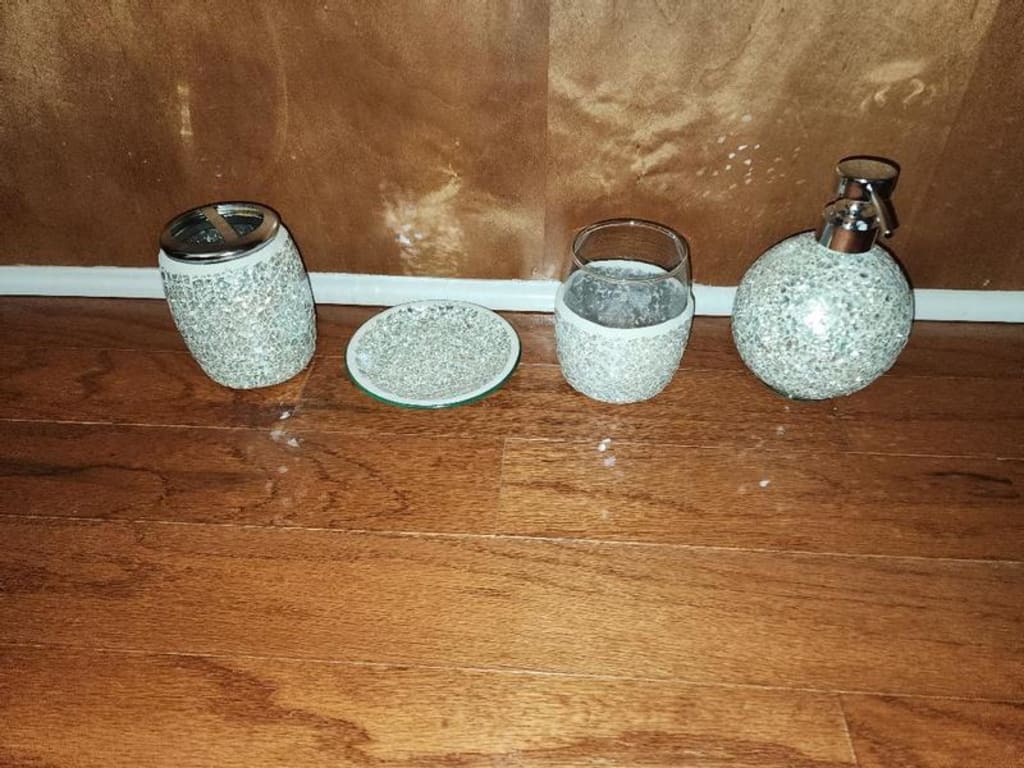 Madison Park Mosaic 4 Piece Bath Accessory Set On Sale Bed Bath