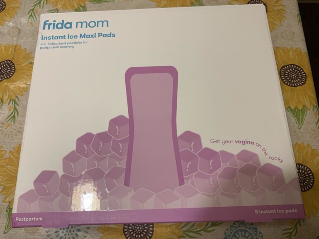 Instant Ice Maxi Pads 8 Pack, Frida Mom