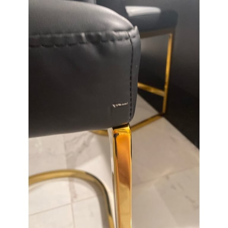 Silver Orchid Boardman PU Leather Bar Stool/Counter Stool Chair On